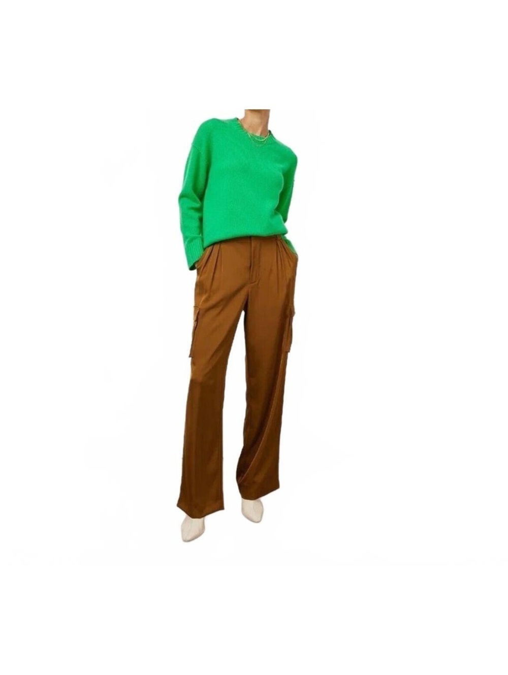 NWOT Rails Harlow Cargo Pant Relaxed Military  Henna Trouser Baggy Size 2 XS - Picture 3 of 16